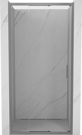 Mexen Exo-3S drzwi prysznicowe rozsuwane 85 cm, transparent, gun metal - 8153-085-000-95-00