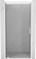 Mexen Exo-BR drzwi prysznicowe uchylne 65 cm, transparent, białe - 8181-065-000-20-00