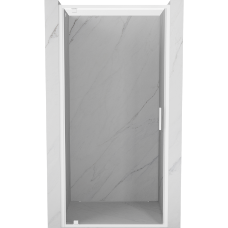 Mexen Exo-BR drzwi prysznicowe uchylne 80 cm, transparent, białe - 8181-080-000-20-00