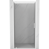 Mexen Exo-BR drzwi prysznicowe uchylne 100 cm, transparent, białe - 8181-100-000-20-00