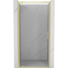 Mexen Exo-BR drzwi prysznicowe uchylne 95 cm, transparent, złote szczotkowane - 8181-095-000-55-00