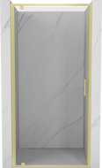 Mexen Exo-BR drzwi prysznicowe uchylne 95 cm, transparent, złote szczotkowane - 8181-095-000-55-00
