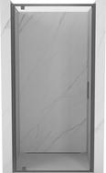 Mexen Exo-BR drzwi prysznicowe uchylne 90 cm, transparent, gun gray szczotkowany - 8181-090-000-66-00