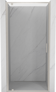 Mexen Exo-BR drzwi prysznicowe uchylne 65 cm, transparent, nikiel szczotkowany - 8181-065-000-97-00