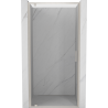 Mexen Exo-BR drzwi prysznicowe uchylne 80 cm, transparent, nikiel szczotkowany - 8181-080-000-97-00