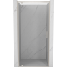 Mexen Exo-BR drzwi prysznicowe uchylne 100 cm, transparent, nikiel szczotkowany - 8181-100-000-97-00