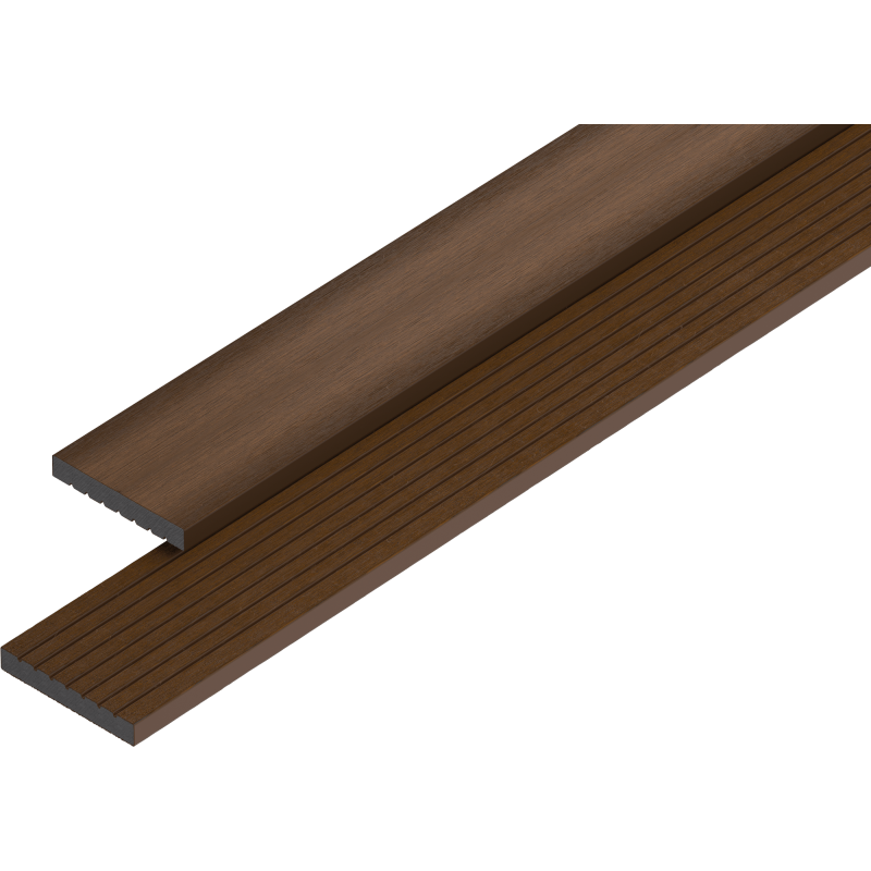 Mexen Uni Premium listwa maskująca dekoracyjna kompozytowa 300 x 7 x 1 cm, teak-3 - C9222-300-20