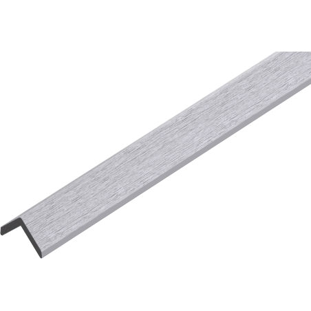 Mexen Uni Premium listwa wykończeniowa kątowa kompozytowa 300 x 5 x 5 cm, smoke white - C9223-300-14