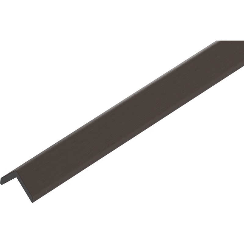 Mexen Uni Premium listwa wykończeniowa kątowa kompozytowa 300 x 5 x 5 cm, walnut - C9223-300-17