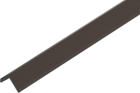 Mexen Uni Premium listwa wykończeniowa kątowa kompozytowa 300 x 5 x 5 cm, walnut - C9223-300-17