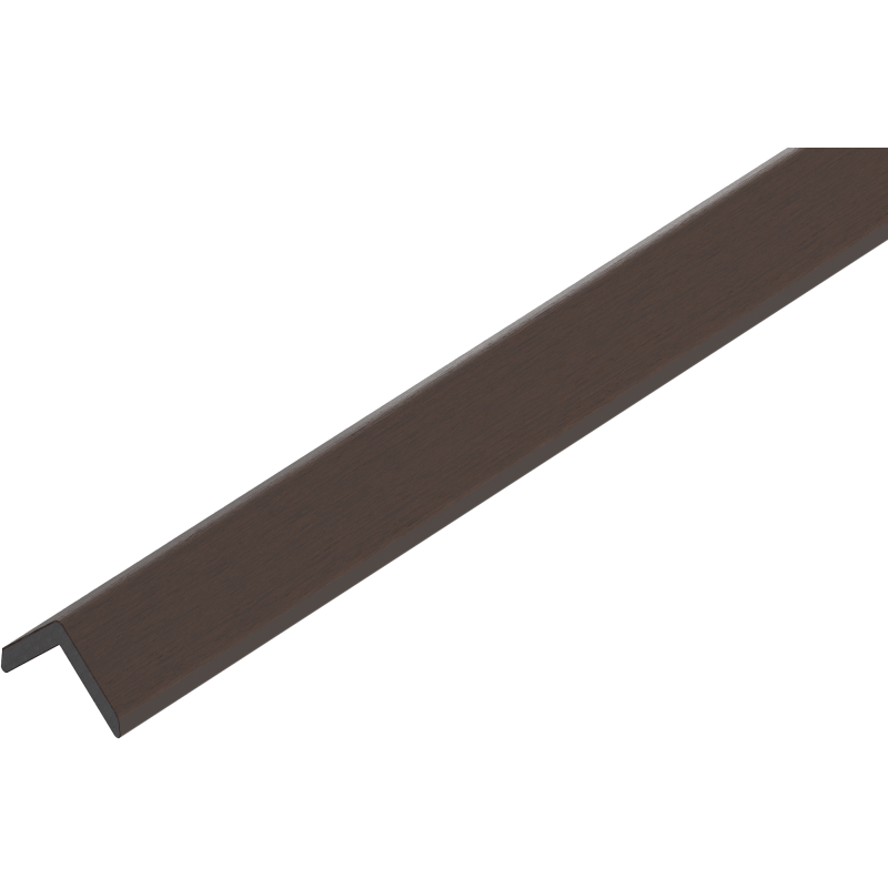 Mexen Uni Premium listwa wykończeniowa kątowa kompozytowa 300 x 5 x 5 cm, light walnut - C9223-300-09