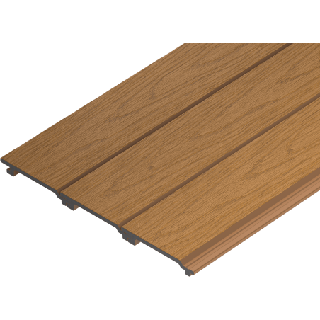 Mexen Cladio Premium 3D próbka deski elewacyjnej kompozytowej, amber - C2051-22-S