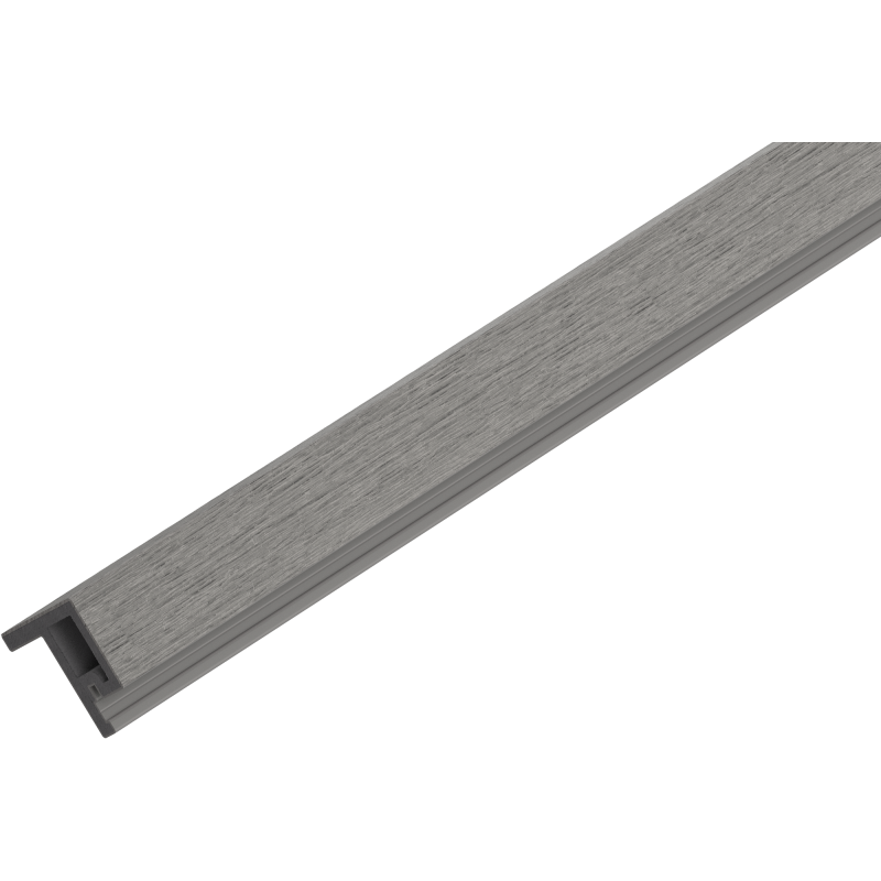 Mexen Lamero Premium listwa elewacyjna typ F kompozytowa lamelowa 300 x 3,6 x 4,9 cm, ash grey - C9261-300-02