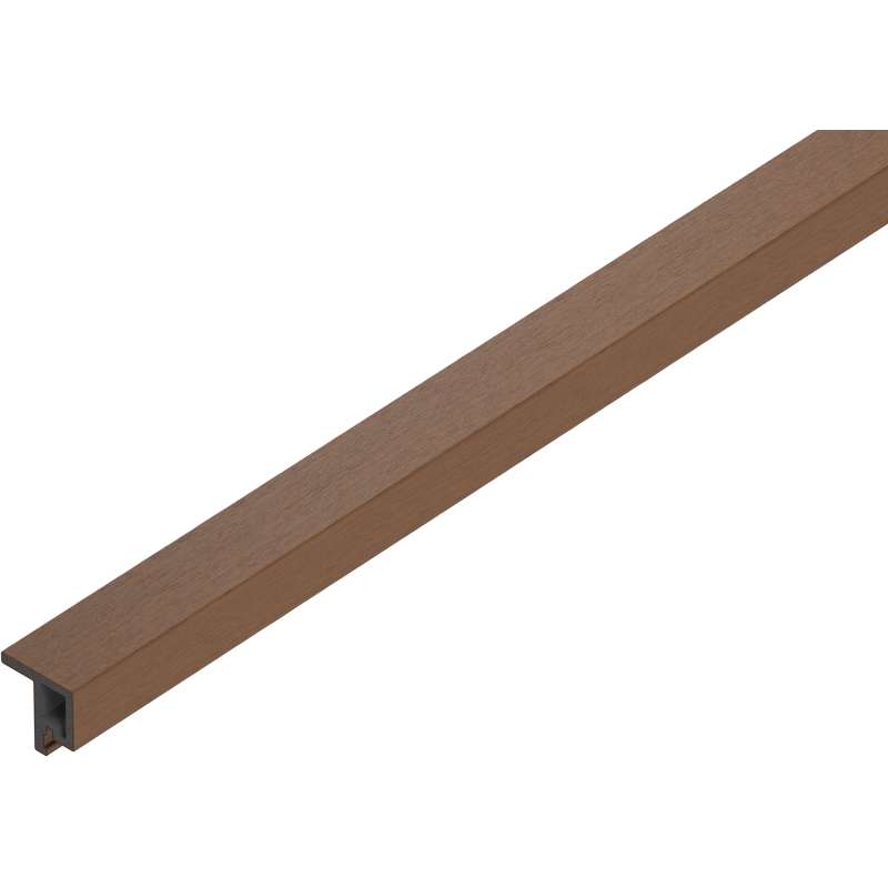 Mexen Lamero Premium listwa elewacyjna typ F kompozytowa lamelowa 300 x 3,6 x 4,9 cm, coffee - C9261-300-04