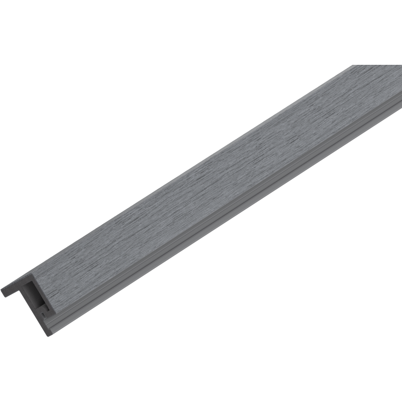 Mexen Lamero Premium listwa elewacyjna typ F kompozytowa lamelowa 300 x 3,6 x 4,9 cm, light grey - C9261-300-08