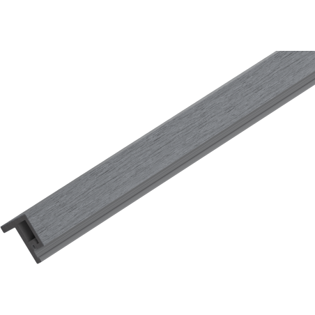 Mexen Lamero Premium listwa elewacyjna typ F kompozytowa lamelowa 300 x 3,6 x 4,9 cm, light grey - C9261-300-08