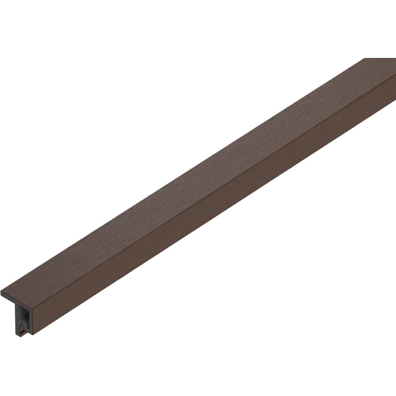 Mexen Lamero Premium listwa elewacyjna typ F kompozytowa lamelowa 300 x 3,6 x 4,9 cm, redwood - C9261-300-13