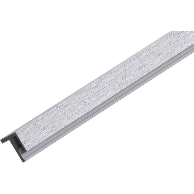 Mexen Lamero Premium listwa elewacyjna typ F kompozytowa lamelowa 300 x 3,6 x 4,9 cm, smoke white - C9261-300-14