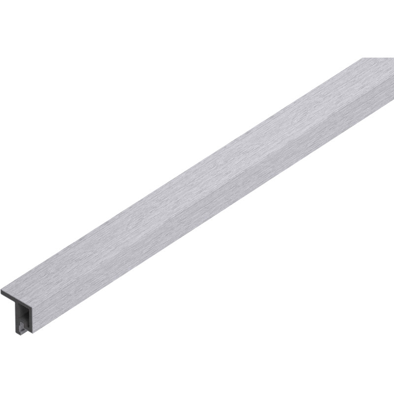 Mexen Lamero Premium listwa elewacyjna typ F kompozytowa lamelowa 300 x 3,6 x 4,9 cm, smoke white - C9261-300-14