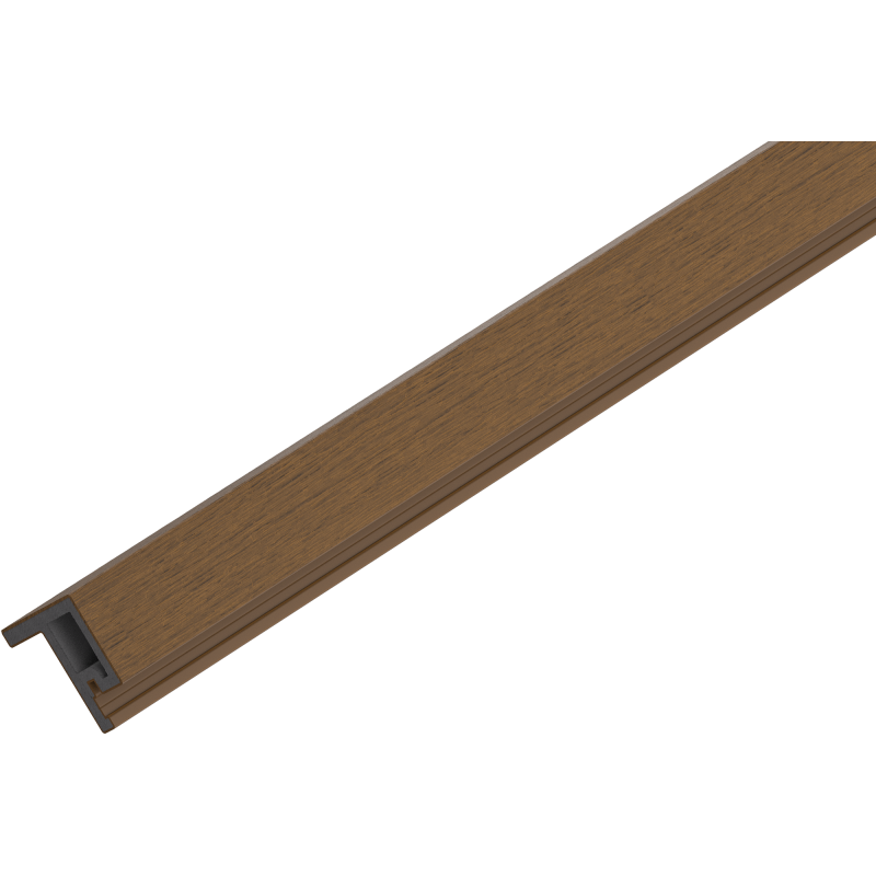 Mexen Lamero Premium listwa elewacyjna typ F kompozytowa lamelowa 300 x 3,6 x 4,9 cm, teak - C9261-300-16