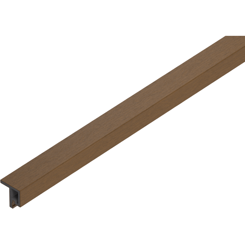 Mexen Lamero Premium listwa elewacyjna typ F kompozytowa lamelowa 300 x 3,6 x 4,9 cm, teak - C9261-300-16