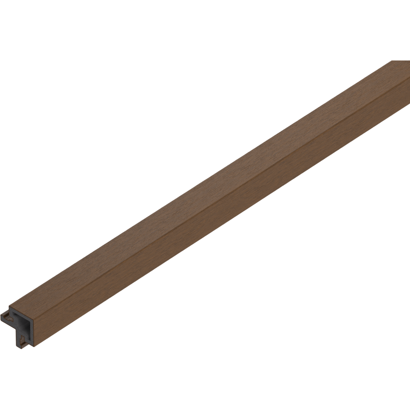 Mexen Lamero Premium listwa elewacyjna narożna kompozytowa lamelowa 300 x 3,6 x 3,6 cm, copper brown - C9260-300-05