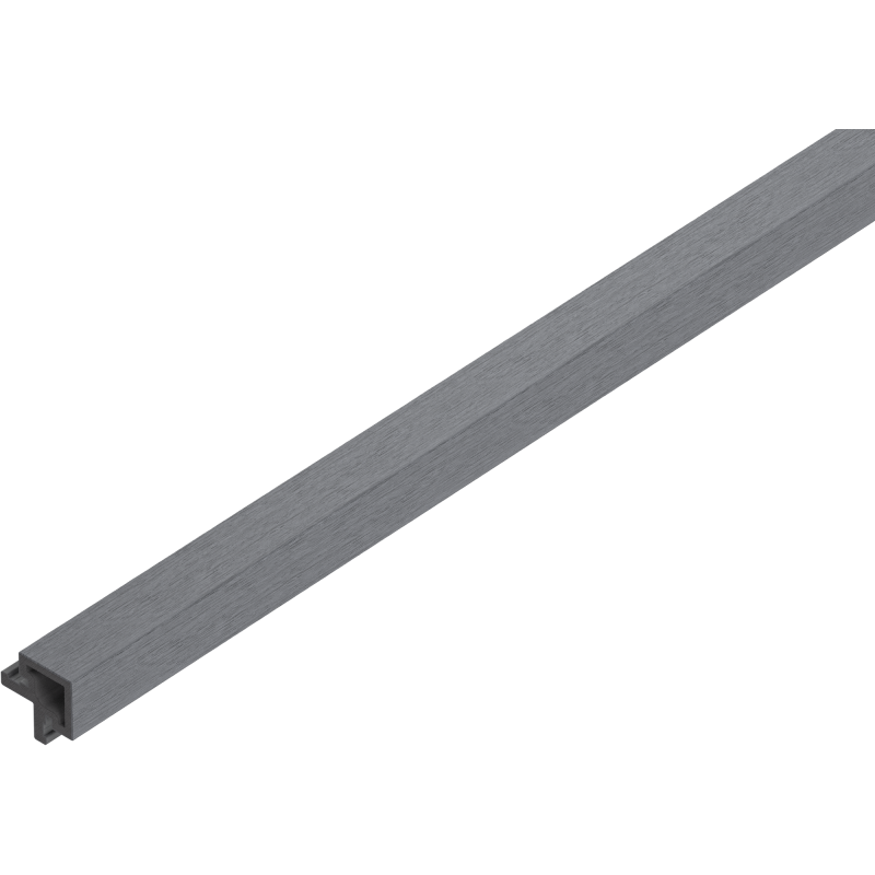 Mexen Lamero Premium listwa elewacyjna narożna kompozytowa lamelowa 300 x 3,6 x 3,6 cm, light grey - C9260-300-08