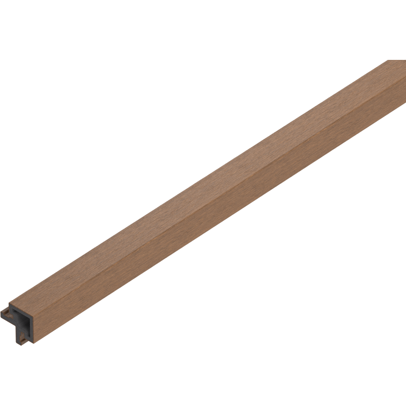 Mexen Lamero Premium listwa elewacyjna narożna kompozytowa lamelowa 300 x 3,6 x 3,6 cm, teak ht - C9260-300-11
