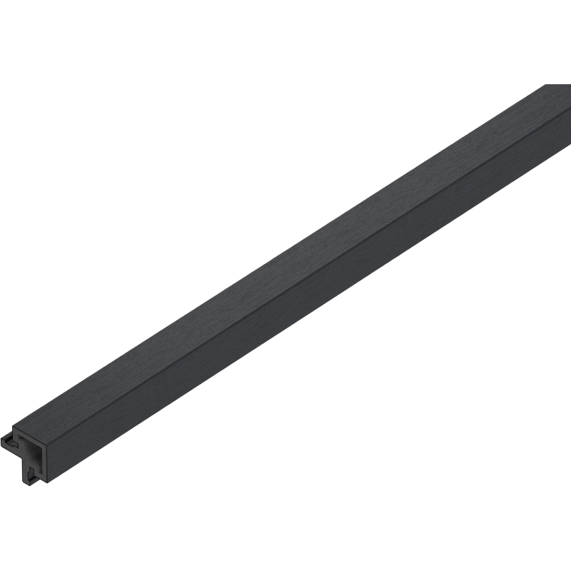 Mexen Lamero Premium listwa elewacyjna narożna kompozytowa lamelowa 300 x 3,6 x 3,6 cm, slate grey - C9260-300-15