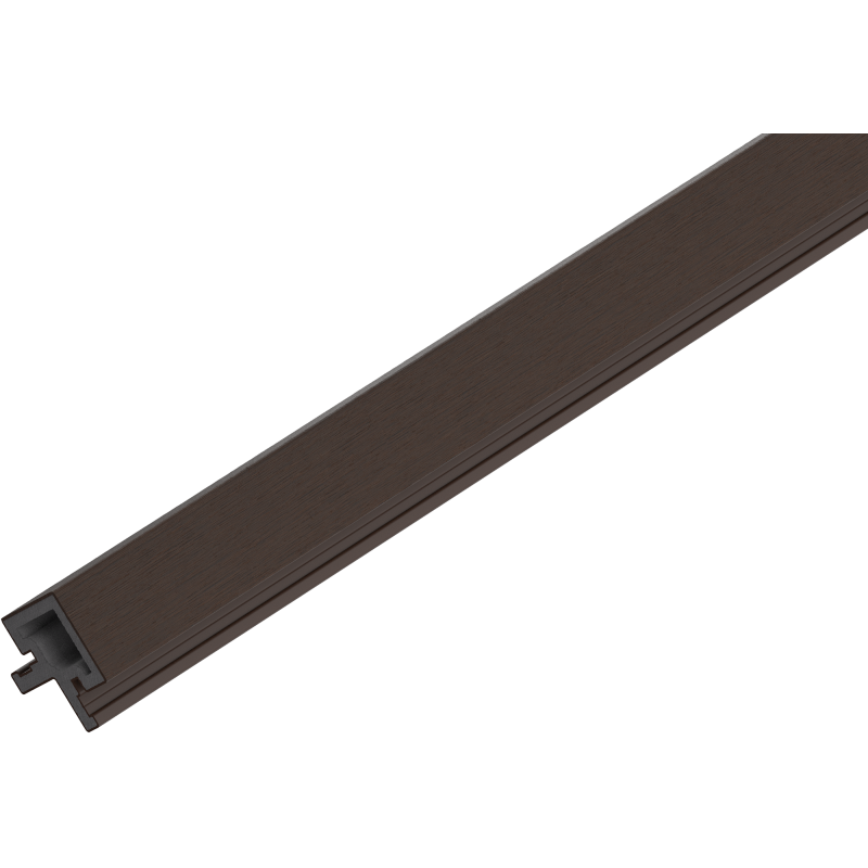 Mexen Lamero Premium listwa elewacyjna narożna kompozytowa lamelowa 300 x 3,6 x 3,6 cm, walnut - C9260-300-17