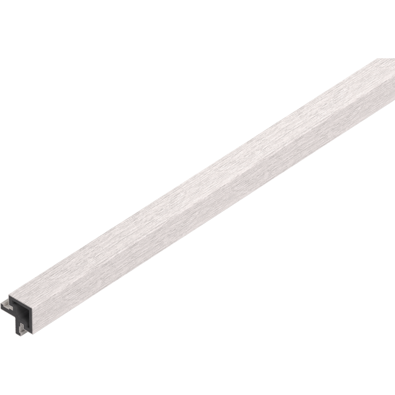 Mexen Lamero Premium listwa elewacyjna narożna kompozytowa lamelowa 300 x 3,6 x 3,6 cm, white - C9260-300-18
