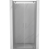 Mexen Exo-BR Duo drzwi prysznicowe podwójne uchylne 100 cm, transparent, gun metal - 8182-100-000-95-00