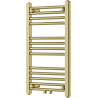 Mexen Mars grzejnik łazienkowy 700 x 400 mm, 188 W, złoty szczotkowany - W110-0700-400-00-55