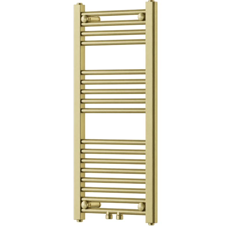 Mexen Mars grzejnik łazienkowy 900 x 400 mm, 244 W, złoty szczotkowany - W110-0900-400-00-55