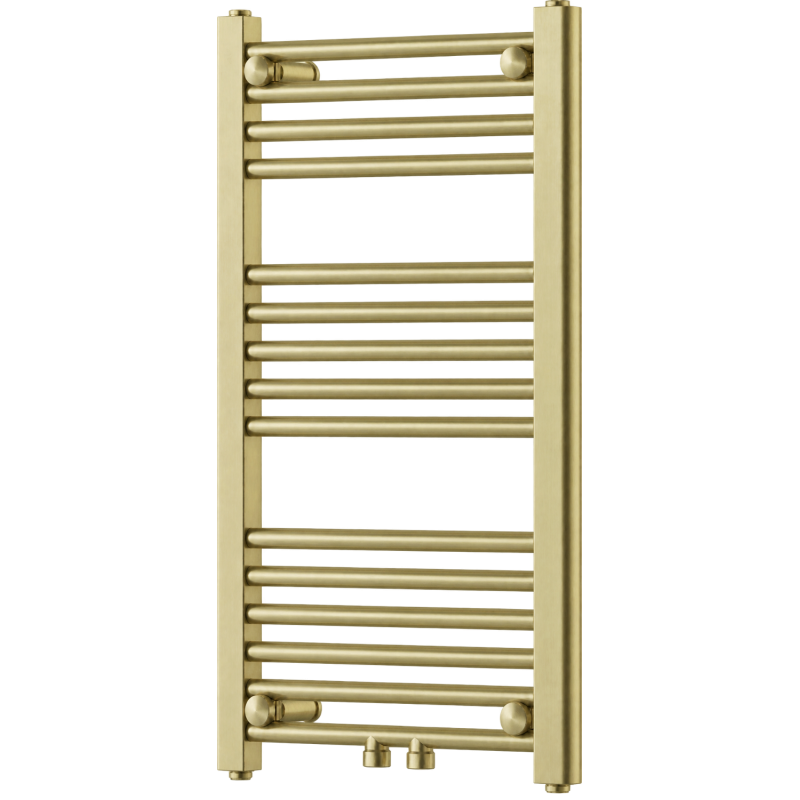 Mexen Mars grzejnik łazienkowy 900 x 500 mm, 292 W, złoty szczotkowany - W110-0900-500-00-55