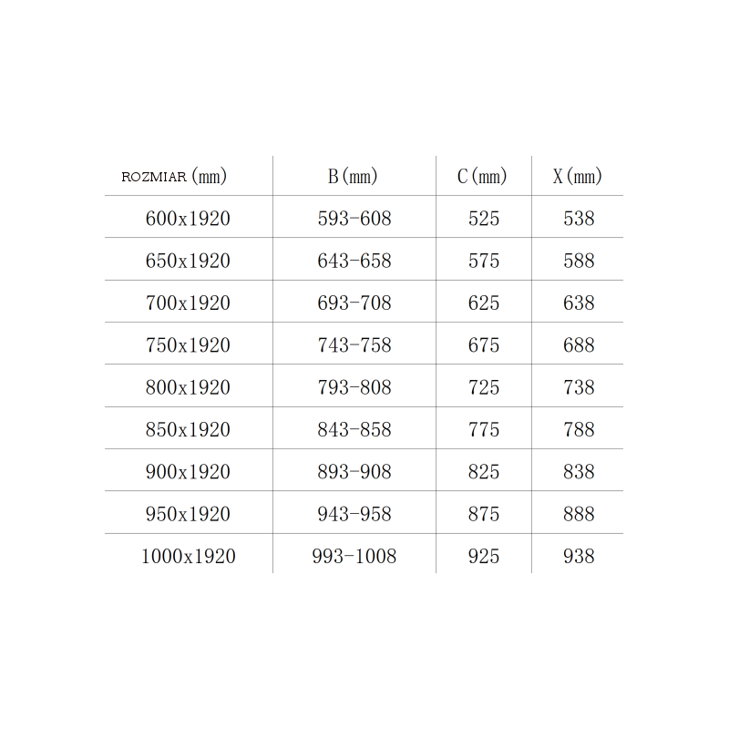 Mexen Pretoria drzwi prysznicowe uchylne 90 cm, transparent, czarne - 852-090-000-70-00