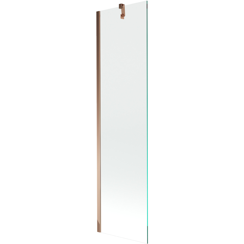 Mexen Next parawan nawannowy 1-skrzydłowy 50 x 150 cm, transparent, różowe złoto - 895-050-000-00-00-60