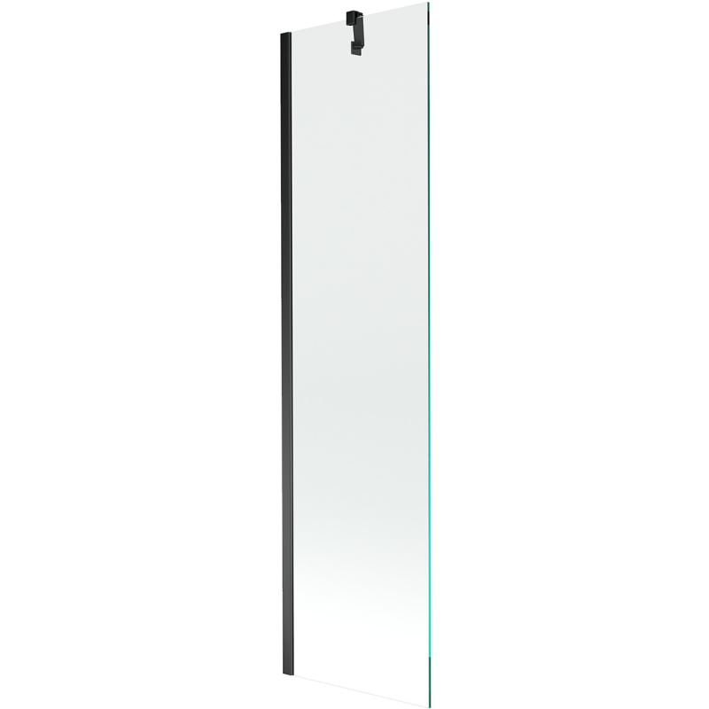 Mexen Next parawan nawannowy 1-skrzydłowy 50 x 150 cm, transparent, czarny - 895-050-000-00-00-70