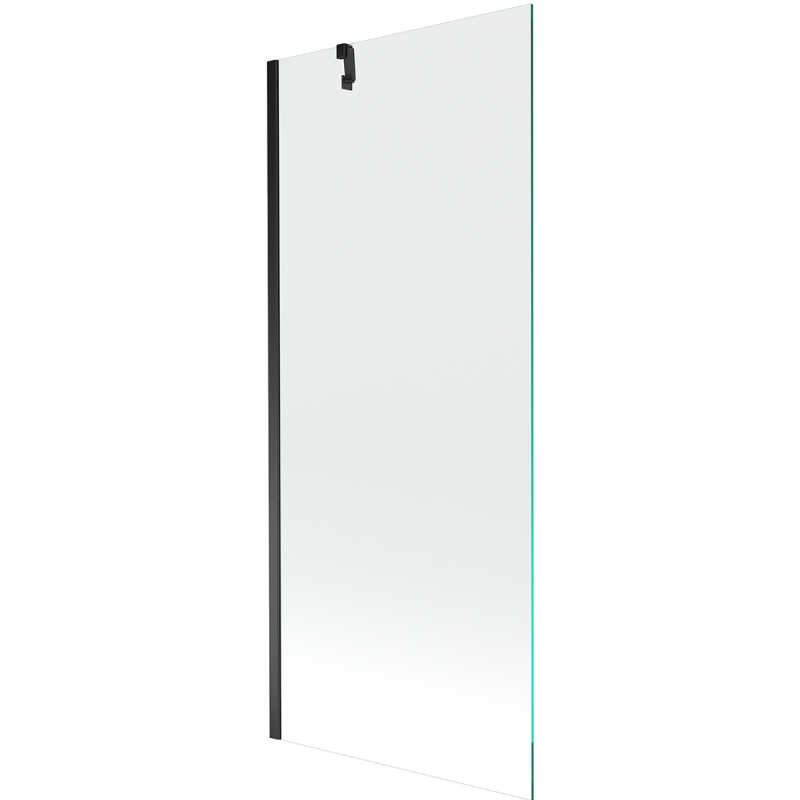 Mexen Next parawan nawannowy 1-skrzydłowy 80 x 150 cm, transparent, czarny - 895-080-000-00-00-70