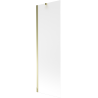 Mexen Next parawan nawannowy 1-skrzydłowy 60 x 150 cm, szron, złoty - 895-060-000-00-30-50