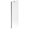 Mexen Next parawan nawannowy 1-skrzydłowy 60 x 150 cm, szron, czarny - 895-060-000-00-30-70