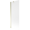Mexen Next parawan nawannowy 1-skrzydłowy 70 x 150 cm, szron, złoty - 895-070-000-00-30-50