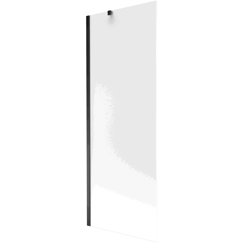 Mexen Next parawan nawannowy 1-skrzydłowy 70 x 150 cm, szron, czarny - 895-070-000-00-30-70