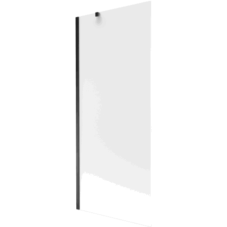Mexen Next parawan nawannowy 1-skrzydłowy 80 x 150 cm, szron, czarny - 895-080-000-00-30-70