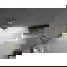Mexen Next parawan nawannowy 1-skrzydłowy 90 x 150 cm, szron, złoty - 895-090-000-00-30-50