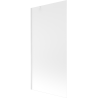 Mexen Next parawan nawannowy 1-skrzydłowy 90 x 150 cm, szron, biały - 895-090-000-00-30-20
