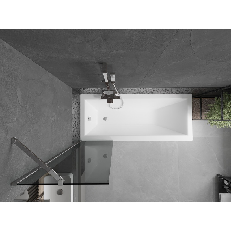 Mexen Next parawan nawannowy 1-skrzydłowy 50 x 150 cm, grafit, chrom - 895-050-000-00-40-01
