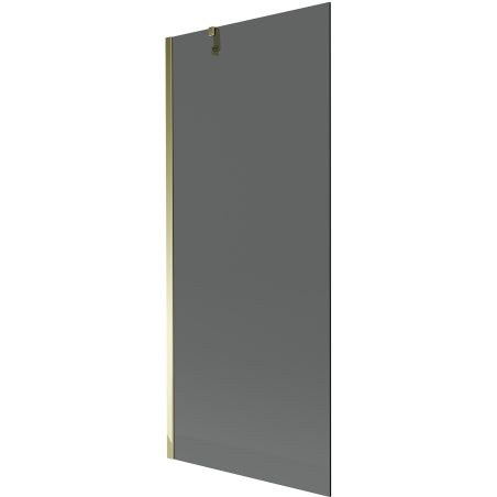 Mexen Next parawan nawannowy 1-skrzydłowy 80 x 150 cm, grafit, złoty - 895-080-000-00-40-50