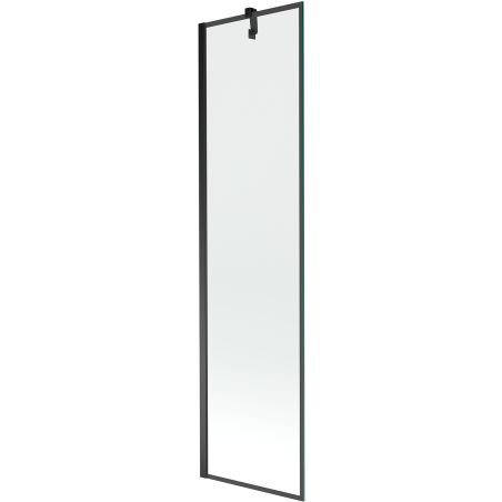 Mexen Next parawan nawannowy 1-skrzydłowy 50 x 150 cm, czarna ramka, czarny - 895-050-000-00-70-70