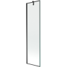 Mexen Next parawan nawannowy 1-skrzydłowy 50 x 150 cm, czarna ramka, czarny - 895-050-000-00-70-70